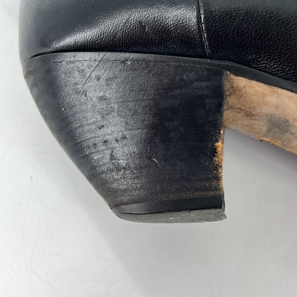 Rare Vintage Lenni Italian Leather Suede Calf Boots Fringe Heel‎ 7.5 Cowgirl - Picture 15 of 16